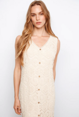 Charlie B Jinny Crochet Sleevless Midi Dress