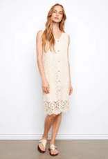 Charlie B Jinny Crochet Sleevless Midi Dress