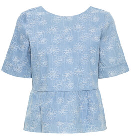 ICHI Odette Cotton Embroidered Blouse