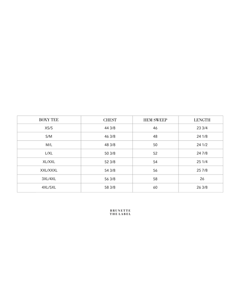 Brunette the Label Brunette the Label Boxy Tee