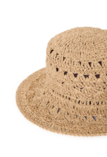 B.Young Vashti Woven Hat in Natural Straw
