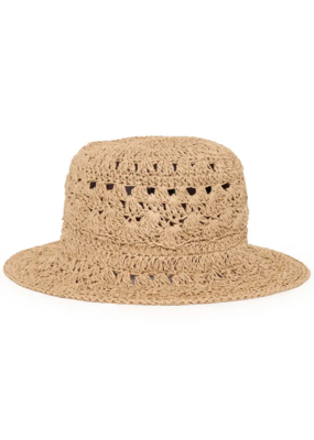 B.Young Vashti Woven Hat in Natural Straw