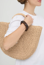 B.Young Vashti Shopper Bag in Natural Straw