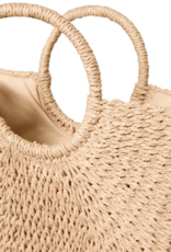 B.Young Vashti Shopper Bag in Natural Straw