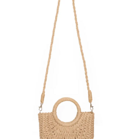 B.Young Vashti Woven Bag in Natural Straw