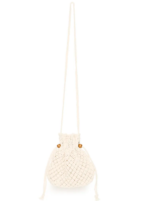 B.Young Wynne Cotton Woven Bag in Birch