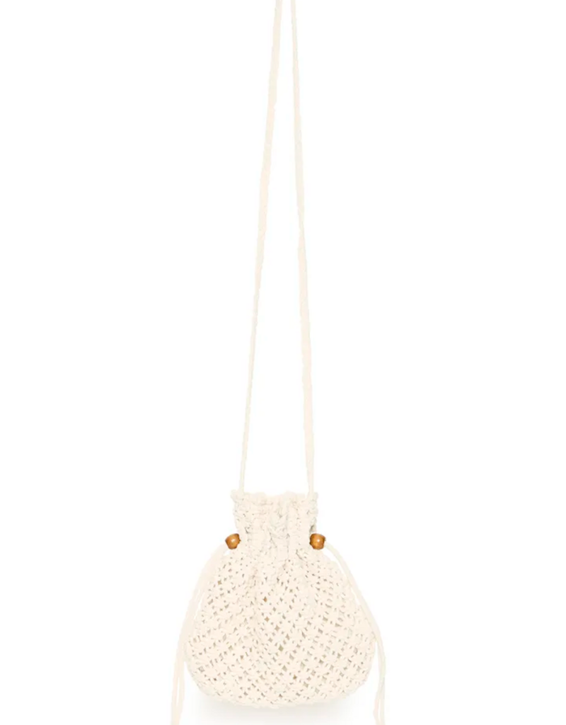 B.Young Wynne Cotton Woven Bag in Birch