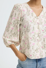 B.Young Issisa Shirt in Primrose Pink Floral