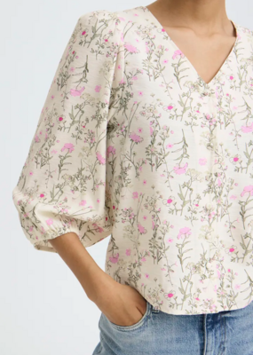 B.Young Issisa Shirt in Primrose Pink Floral
