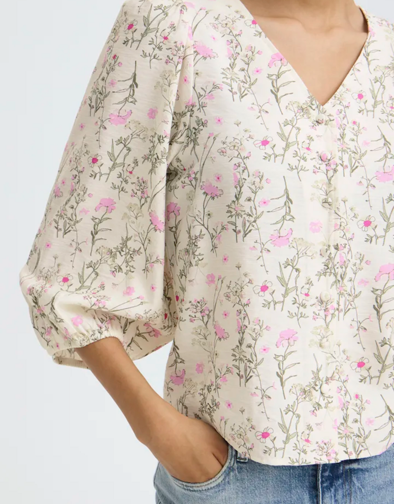 B.Young Issisa Shirt in Primrose Pink Floral