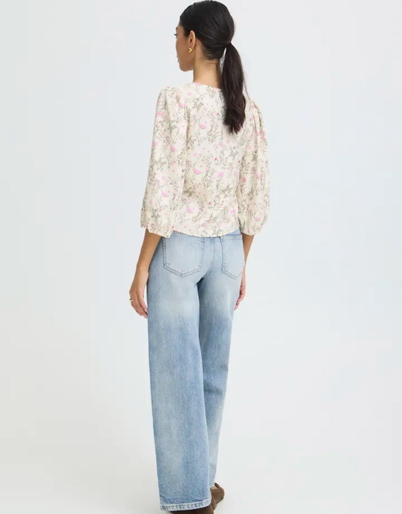 B.Young Issisa Shirt in Primrose Pink Floral