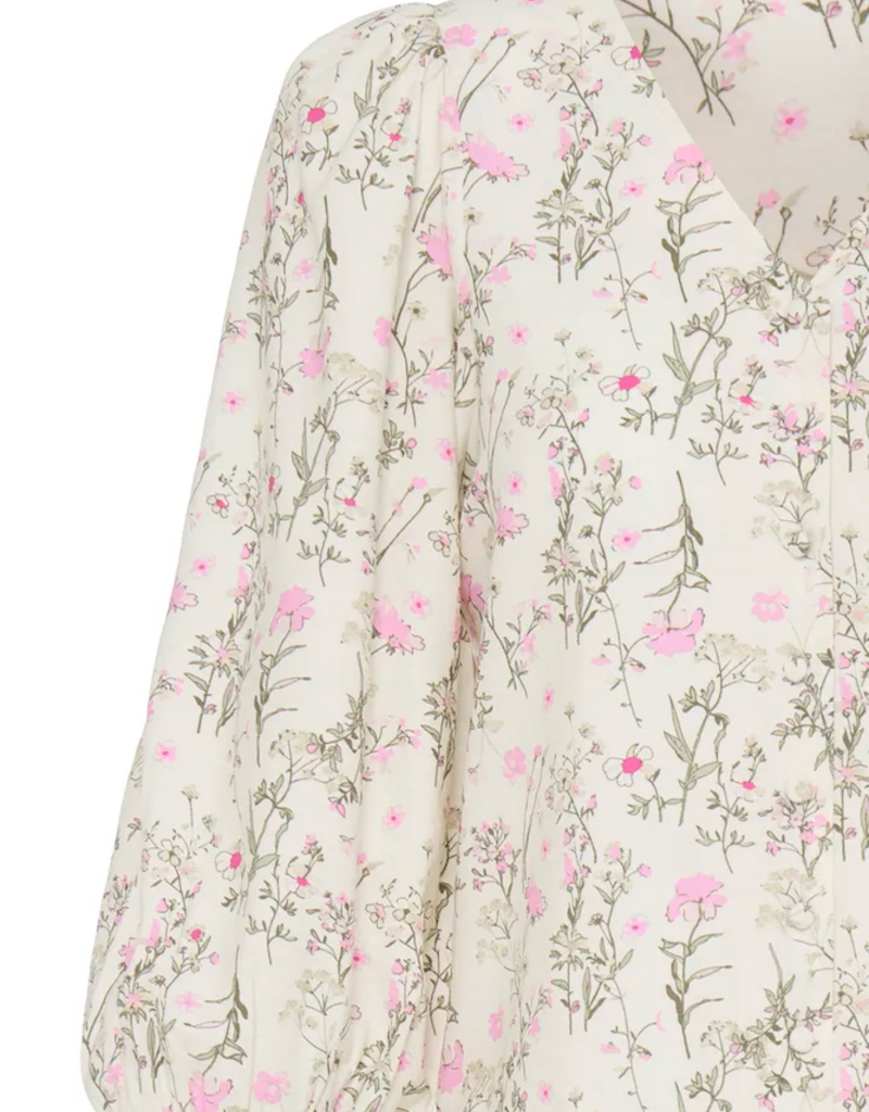 B.Young Issisa Shirt in Primrose Pink Floral