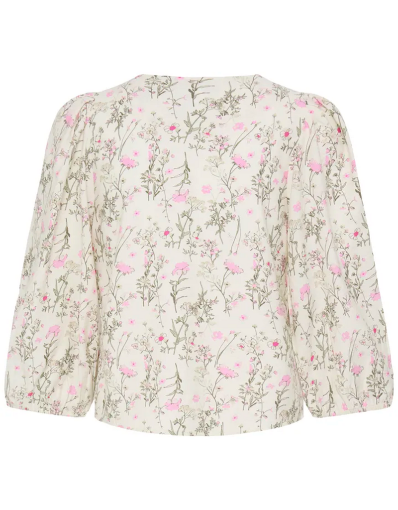 B.Young Issisa Shirt in Primrose Pink Floral