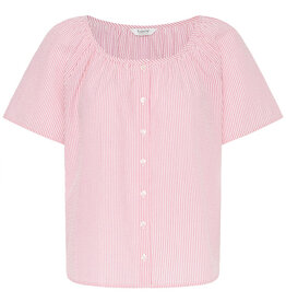 B.Young Ime Striped Cotton Blend Shirt