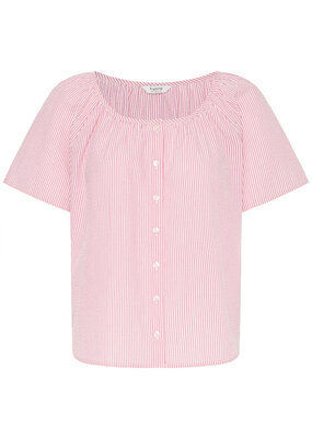 B.Young Ime Striped Cotton Blend Shirt