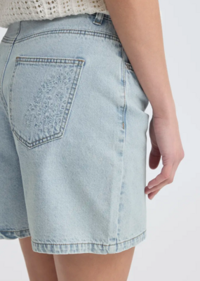 B.Young Kielo Embroidered Denim Shorts *Size 25 & 26 Left*