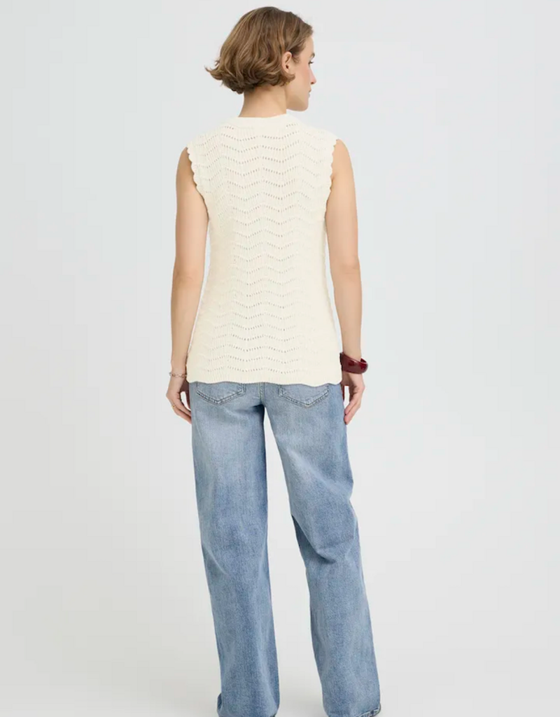 B.Young Nero 100% Cotton Knit Top