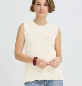 B.Young Nero Cotton Knit Top