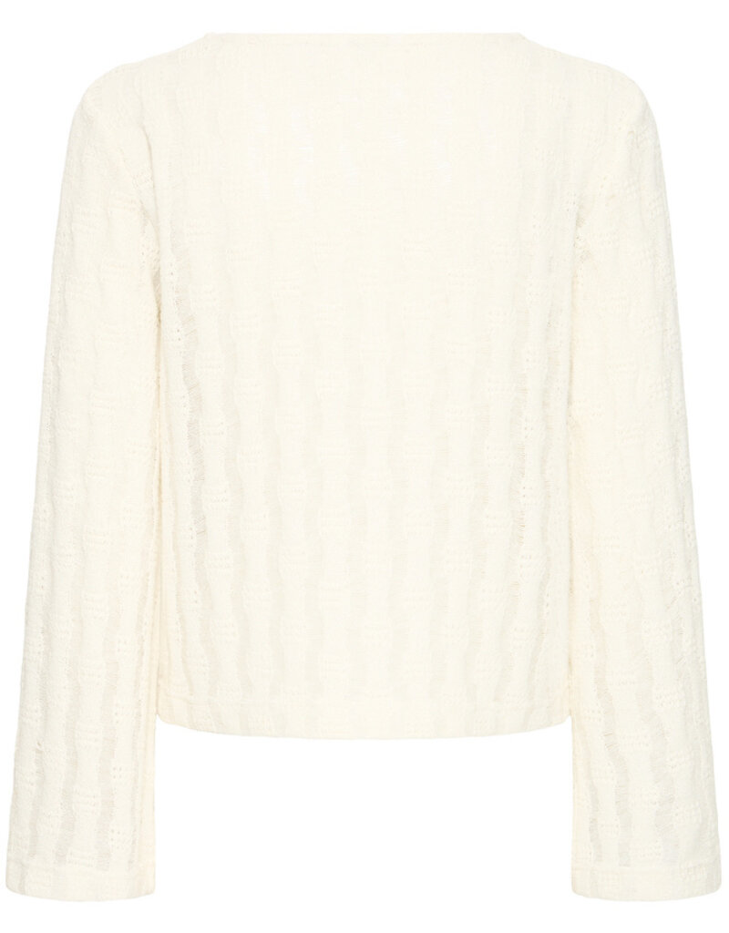 B.Young Sys Knitted T-Shirt in Birch