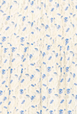 B.Young Iuania 100% Cotton Shirt Dress in Blue Wildflower Print