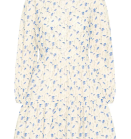 B.Young Luania Cotton Shirt Dress in Blue Wildflower