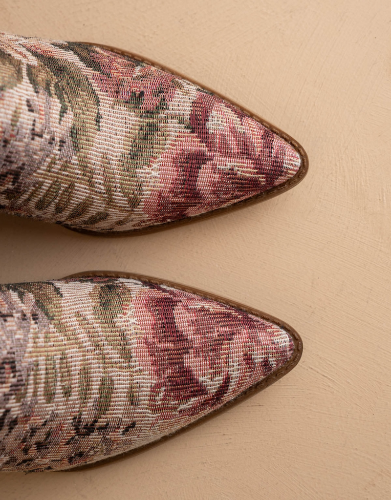 Oasis Society The Brilee Western Boot in Mauve Tapestry