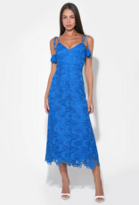 Adelyn Rae Blair Flower Tie Straps Lace Midi