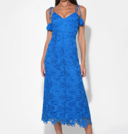 Adelyn Rae Blair Lace Midi with Flower Tie Straps