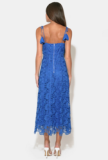 Adelyn Rae Blair Flower Tie Straps Lace Midi