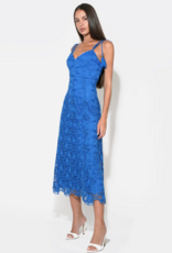 Adelyn Rae Blair Flower Tie Straps Lace Midi