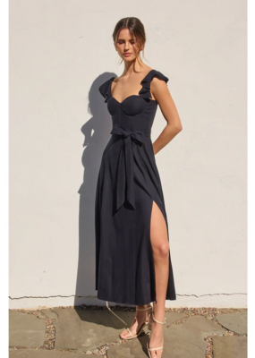 Dress Forum Heaven Sent Bustier Flutter Dress in Navy