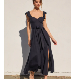 Dress Forum Heaven Sent Bustier Flutter Dress in Navy