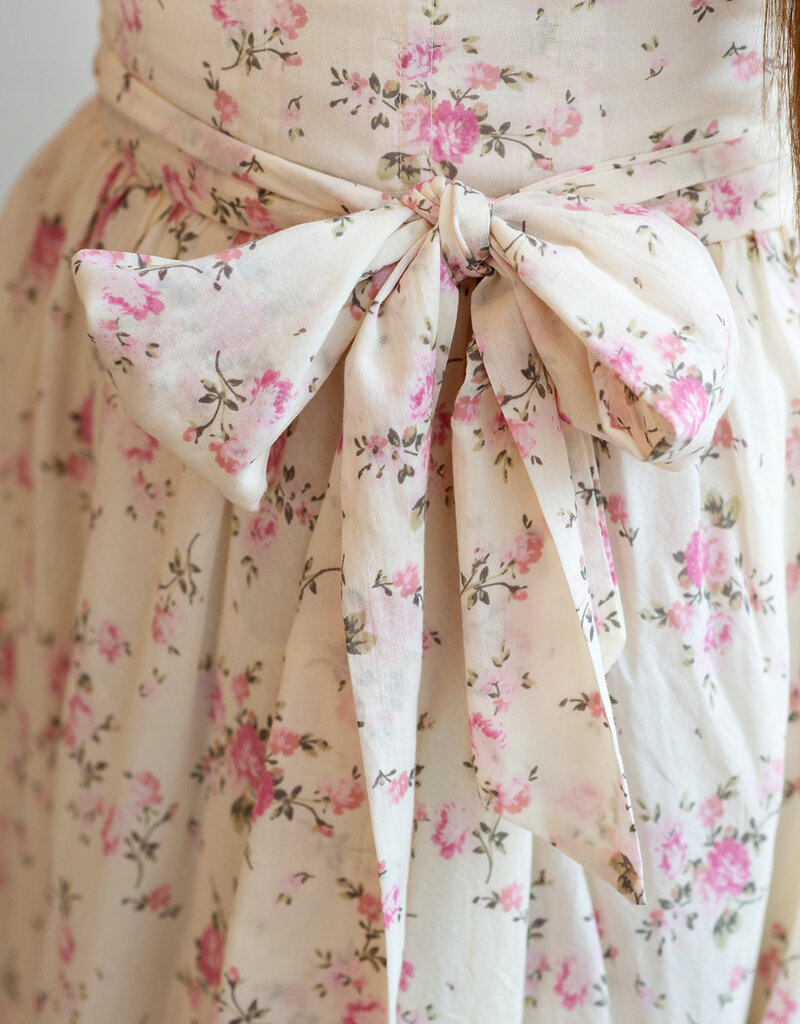 Dress Forum Everlasting Bustier Flutter Dress in Chateau Rose