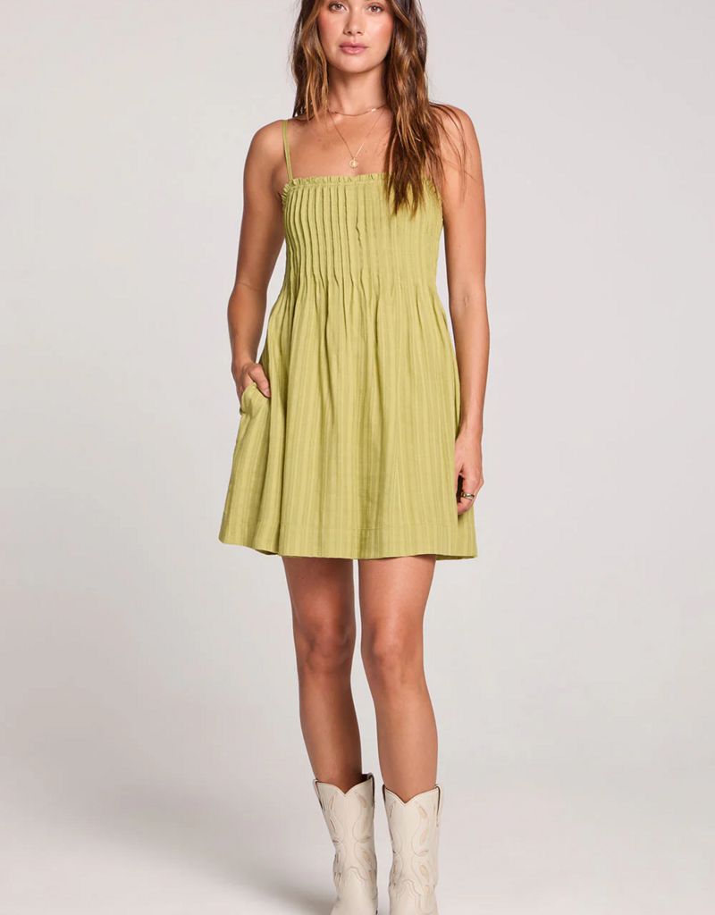 Saltwater Luxe Augustina Mini Dress in Willow