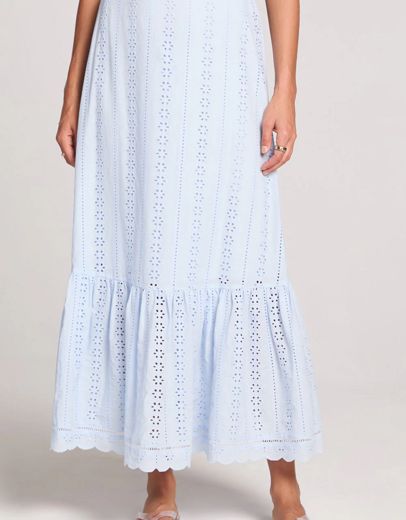Saltwater Luxe Tatum Maxi Skirt in Sky Blue