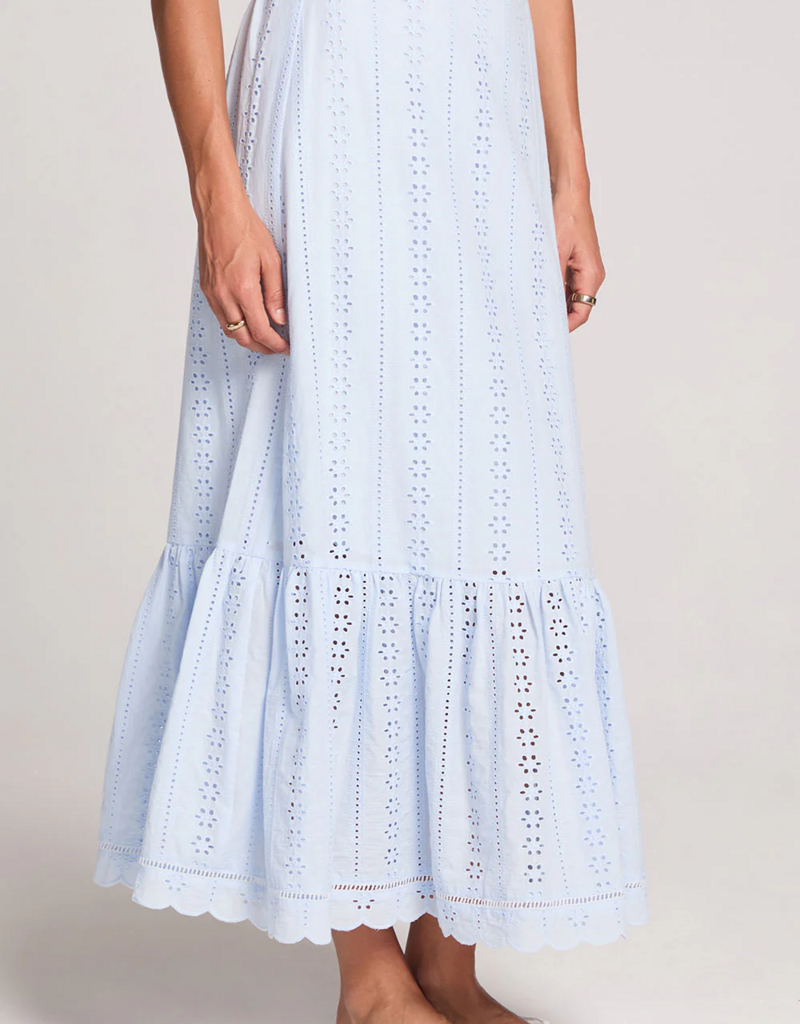 Saltwater Luxe Tatum Maxi Skirt in Sky Blue