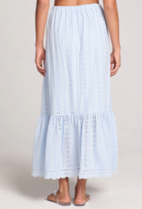 Saltwater Luxe Tatum Maxi Skirt in Sky Blue