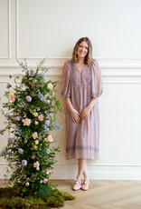 Des Petits Hauts Sonate Long Sleeve Floral Dress