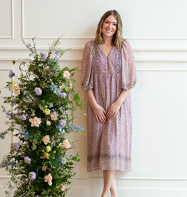 Des Petits Hauts Des Petits Hauts - Sonate Long Sleeve Floral Dress