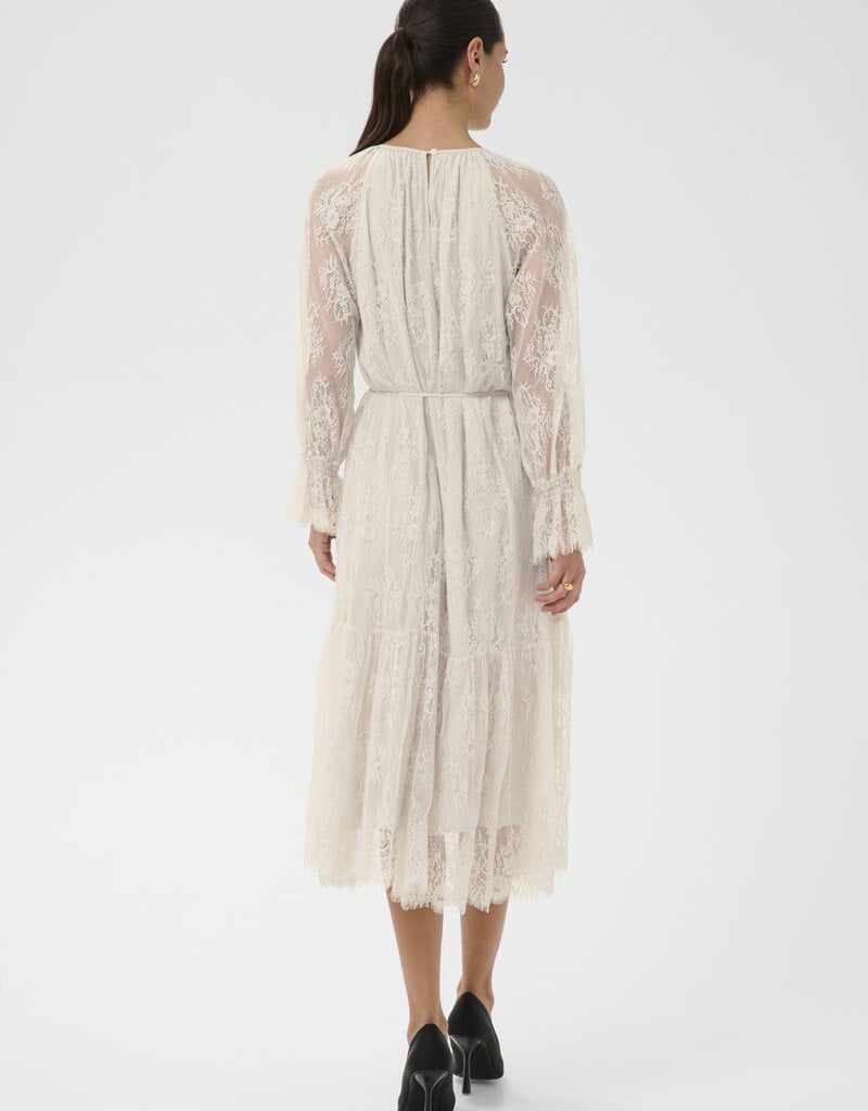 Kaffe Amelie Lace Dress in Moonbeam