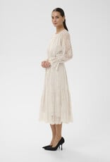 Kaffe Amelie Lace Dress in Moonbeam