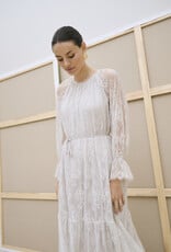 Kaffe Amelie Lace Dress in Moonbeam