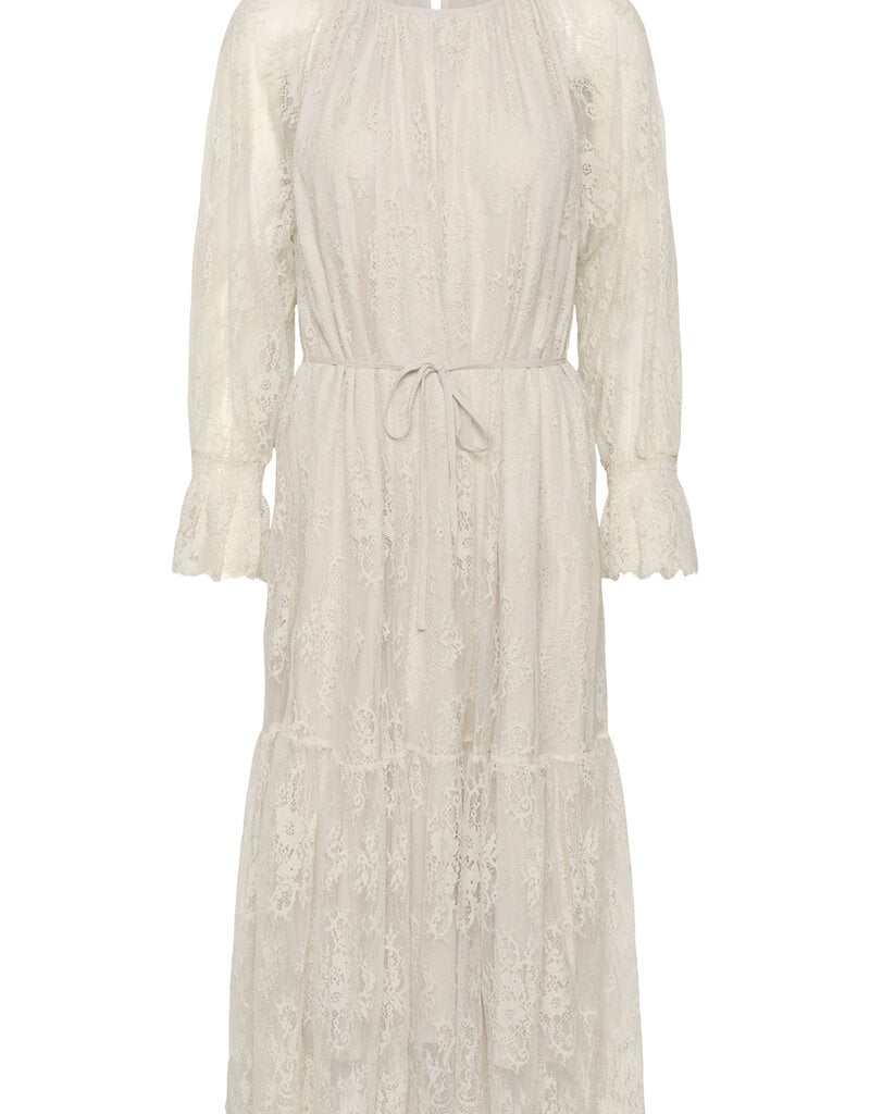 Kaffe Amelie Lace Dress in Moonbeam