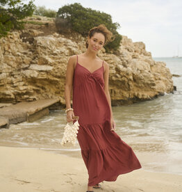 Kaffe Emily Tiered Maxi Dress
