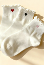Privilege Sweetheart Socks 3pk - O/S