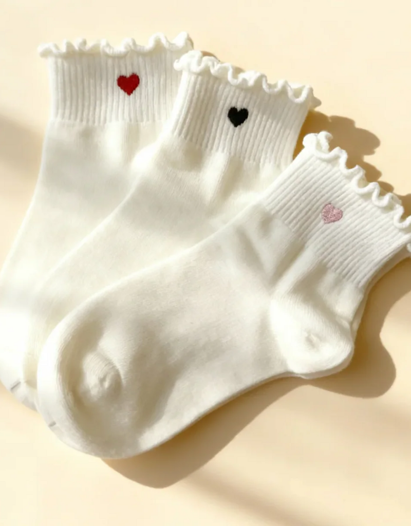Privilege Sweetheart Socks 3pk - O/S