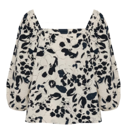 Part Two Alexina Blouse in After Midnight Navy Floral