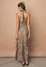 Dress Forum Morning Glory Halter Neck Tiered Floral Dress