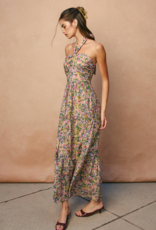 Dress Forum Morning Glory Halter Neck Tiered Floral Dress
