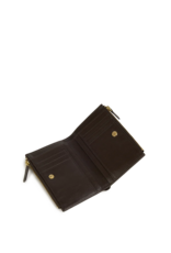 Nat And Nin Sandy Leather Wallet in Ebony